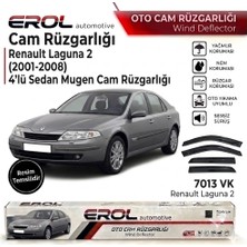 Erol Otomotiv Renault Laguna 2 (2001-2008) 4'lü Mugen Cam Rüzgarlığı