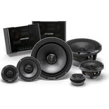 Alpine HDZ-653 Alpine Status Hi-Res 6-1 / 2" (16,5 Cm) 3 Yollu Komponent Hoparlör Seti