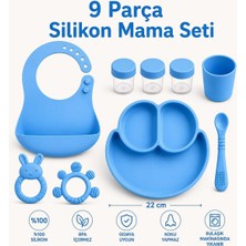 Ckm Home 9 Parça Mama Seti | %100 Silikon | Bpa Içermez | Ek Gıdaya Uygun