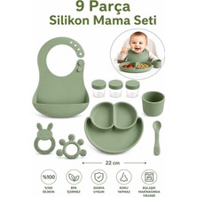 Ckm Home 9 Parça Mama Seti | %100 Silikon | Bpa Içermez | Ek Gıdaya Uygun