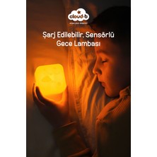 Cloud-B Space Şarj Edilebilir Sensörlü Gece Lambası 7X7CM