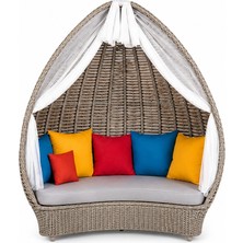 Quattro Home Lunaria Rattan Bahçe Oturma Koltuğu