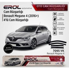Erol Otomotiv Renault Megane 4 (2016>) 4'lü Mugen Cam Rüzgarlığı