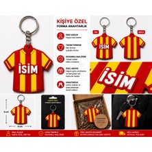 Anahtarlık Kişiye Özel Sarı Kırmızı Forma Qtop Q-1061