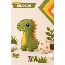 Tukucraft Dinozor ve Yumurtası Keçe Eğitici Hobi Etkinlik Seti