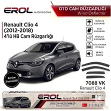 Erol Otomotiv Renault Clio 4 (2012-2018) 4'lü Hb Mugen Cam Rüzgarlığı