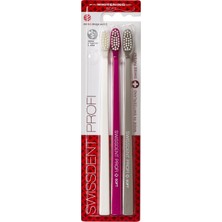 Swissdent Whitening Diş Fırçaları Üçlü (Yumuşak) «montreux» Beyaz-Pembe-Gri