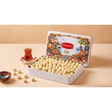 Halktan Premium Çikolatalı Fındıklı Fildişi Draje Kutusu  1500 Gr.