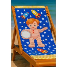 Kidaxi Astronot Desenli Plaj Havlusu 70X150