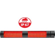 Elcon RCH-4000/8 Infrared Isıtıcı Su Geçirmez IP67 Sertifikalı Elektrikli Isıtıcı