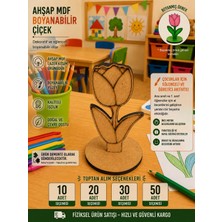 Formiqra Boyanabilir Mdf Çiçek Etkinlik Figürü 10 20 30 50 Adet Anaokulu Kreş Boyama Aktivitesi