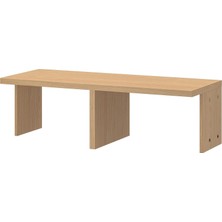 TARNA Ikea Ladmakare Meşe Görünümlü 76X34X24 cm Raf Içi Bölmeli Ünite
