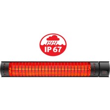 Elcon RCH-2500/6 Infrared Isıtıcı Su Geçirmez IP67 Sertifikalı Elektrikli Isıtıcı