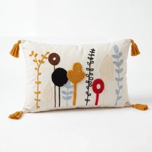 Cicim Home Bohem Dekoratif Punch Kırlent Kılıfı 35×50 cm Püsküllü