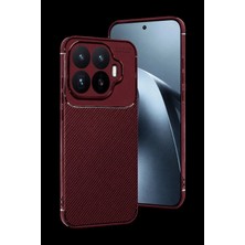 Marsilyan™-  Xiaomi Mi 17T Auto Focus Karbon Kapak - Bordo