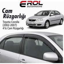 Erol Otomotiv Toyota Corolla (2002-2007) 4'lü Sedan Mugen Cam Rüzgarlığı