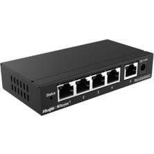 Ruijie Reyee Reyee RG-ES205GC 5 Port 10/100/1000 Cloud Yonetılebilir Desktop Swıtch Metal Kasa