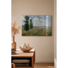 Bu Matbaa Claude Monet Poppy Fields Near Argenteuil Cam Tablo