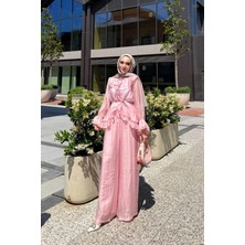 Riella Butik Volia Volanlı Pantolon Takım
