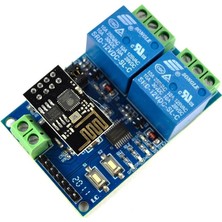Emay Center ESP8266 2 Kanal 12V Esp-01 Wi-Fi Röle Modülü Akıllı Ev ve Iot Geliştirme Kartı