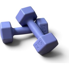Mrt 2 kg X2 Adet Mini Plastik Dambıl Lila