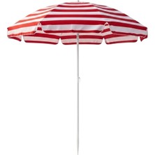 Yek Outdoor 200 cm Çizgili Plaj ve Bahçe Şemsiyesi | Taşıma Çantalı | Asorti Renk