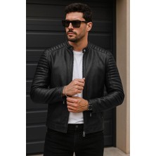 Delpino Erkek Dar Kesim Deri Ceket