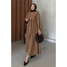 Riella Butik Pavera Tesettür Elbise