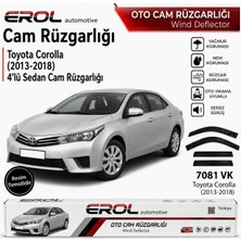 Erol Otomotiv Toyota Corolla (2013-2018) 4'lü Mugen Cam Rüzgarlığı