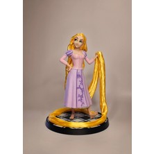 Axelon Rapunzel Figürü – Dekoratif Prenses Figürü – Koleksiyonluk 3D Baskı