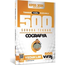 Yediiklim Yayınları Yediiklim 2026 Kpss-Ags Son Viraj Serisi Coğrafya Tamamı Yazılı Ç