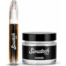 Simatechcolor Audi Vw Skoda Seat LF7T Dıamond Sılver Uyumlu Çizik Giderici Rötuş Kalemi + Vernik Seti