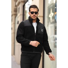 Delpino Unisex Peluşlu Kadın Erkek Mont