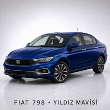 Simatechcolor Fiat 798 Yıldiz Mavisi Uyumlu Çizik Giderici Rötuş Kalemi + Vernik Seti