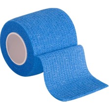 Kinetape Kine Tape Kendinden Yapışkanlı Elastik Coban Cohesive Bandaj 5cmx4.5m Mavi