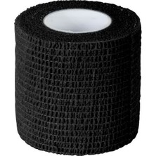 Kinetape Kendinden Yapışkanlı Elastik Coban Cohesive Bandaj 5cmx4.5m Siyah