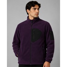 Proform Tekstil Proform Outdoor Fermuarlı Mor Polar Özel Baskı Yapılabilir
