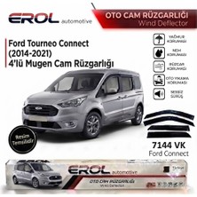 Erol Otomotiv Ford Connect (2014-2021) 4'lü Mugen Cam Rüzgarlığı