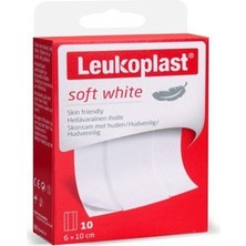 Leukoplast Soft White 6x10 cm 10 Adet Yara Bandı