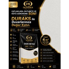 DURAKS SADE BEYAZ (DKS - 1 No: 1) | 4 m² - İpek Sıva & Canlı Sıva & Pamuk Sıva & Yalıtımlı Sıva