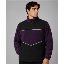 Proform Tekstil Proform Outdoor Mor-Siyah Fermuarlı Polar Özel Baskı Yapılabilir