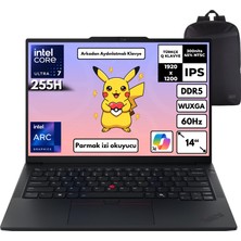 Lenovo Thinkpad E14 Gen7 Ultra 7-255H 32-Gbddr5 512 GB Arc 140T 14" Wuxga Freedos + Hmf Sırt Çantası 21SX007CTXHMF17