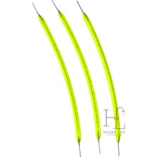 Hazar Led 3 Volt 60MM Esnek LED Filament Yeşil Retro Tungsten Filament 5 Adet