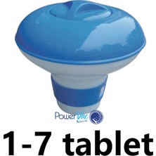Powerpool Yüzer Klorlama Cihazı Luks  1-7 Tablet