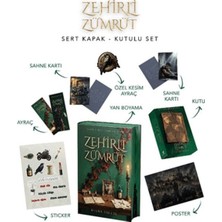 Hatıra Kutusu Zehirli Zümrüt (Yan Boyamalı Kutulu Set)
