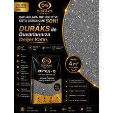 Duraks Papyrus - 10 Açık Gri Renkli İç Cephe Boyası İpek Sıva Özellikleri ile 2 kg