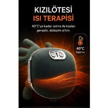 Marsilyan™- Kızılötesi Isıtmalı Avuç Içi Boyun Omuz Sırt Masaj Aleti Şarjlı 3D Yoğurma Etkili