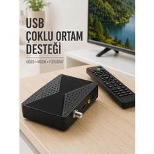 Dijital Uydu Receiver 1080P HDMI Çıkışlı Kanal Güncellemeli