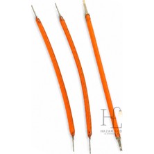 Hazar Led 3 Volt 60MM Esnek LED Filament Pembe Retro Tungsten Filament 5 Adet