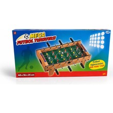 Mega Futbol Turnuvası Masaüstü Langırt Oyunu 68X36X25 cm Çocuk ve Aile Oyunu